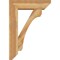 Ekena Millwork Legacy Slat Rough Sawn Bracket w/ Offset Brace, Western Red Cedar, 8"W x 28"D x 40"H BKT0806X28X40LEC06RWR - alternate 4